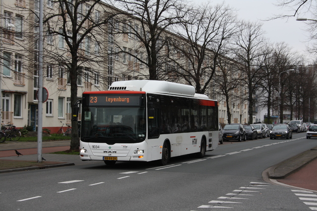 Foto van HTM MAN Lion's City CNG 1034 Standaardbus door_gemaakt Tramspoor