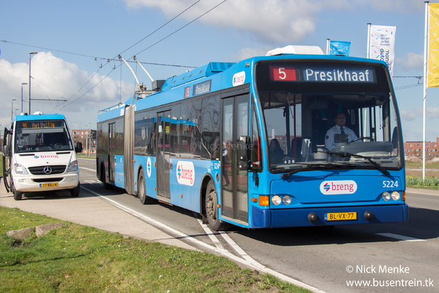 Foto van HER Berkhof Premier AT 18 5224 Gelede bus door Busentrein