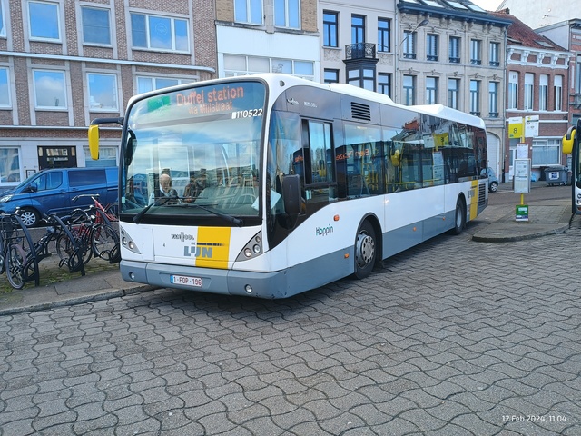 Foto van DeLijn Van Hool A360 H 110722 Standaardbus door Mori