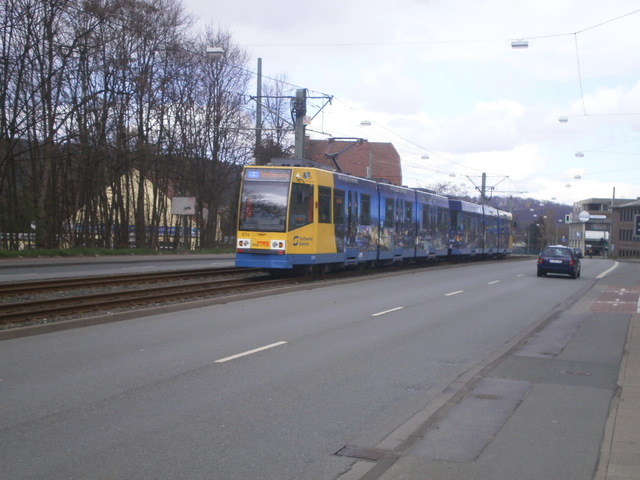 Foto van MoBiel Stadtbahnwagen M/N 8 574 Tram door_gemaakt Perzik