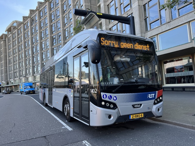 Foto van RET VDL Citea SLF-120 Electric 1402 Standaardbus door Stadsbus