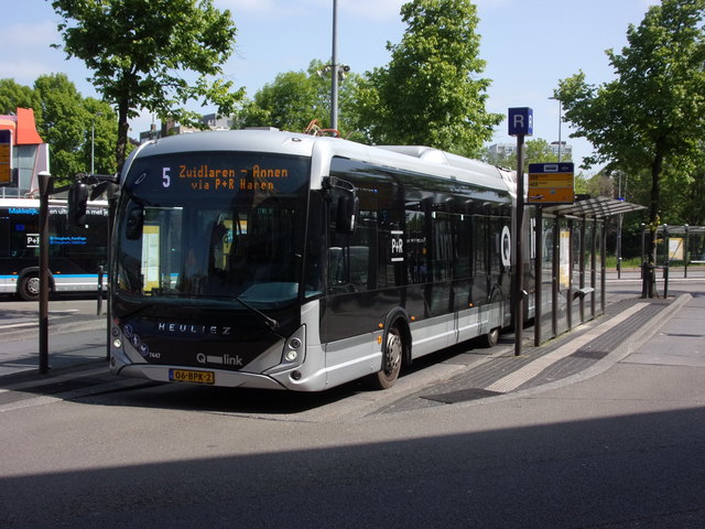 Foto van QBZ Heuliez GX437 ELEC 7447 Gelede bus door Lijn45