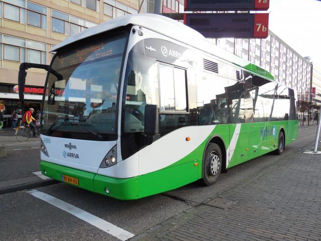 Foto van ARR Van Hool A300 Hybrid 4886 Standaardbus door Stadsbus