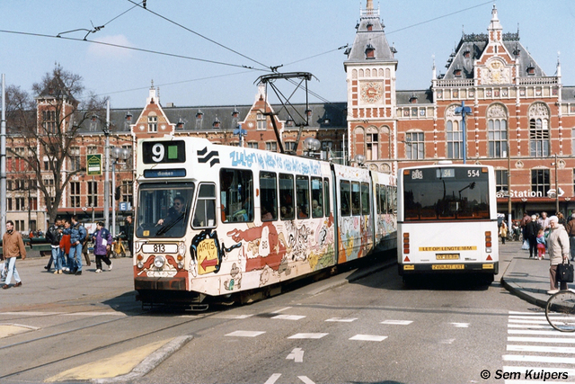 Foto van GVB Den Oudsten B88 G 554 Gelede bus door RW2014