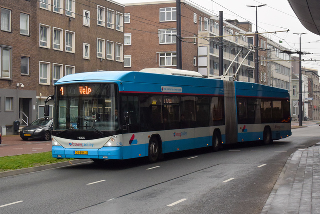 Foto van HER Hess Swisstrolley 5244 Gelede bus door NLRail
