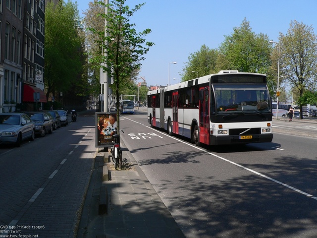 Foto van GVB Den Oudsten B88 G 549 Gelede bus door tsov