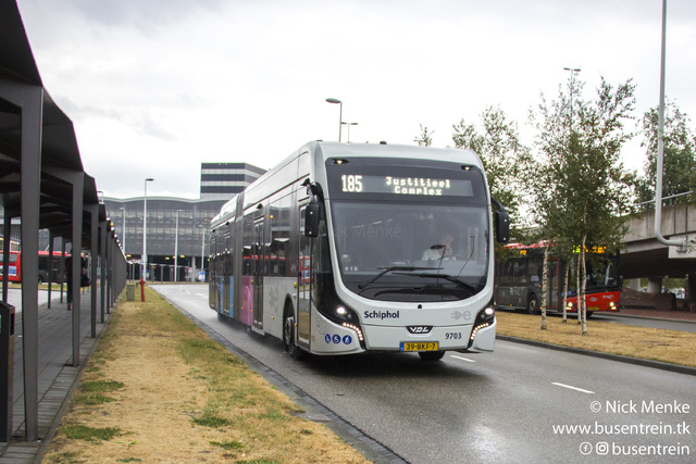 Foto van CXX VDL Citea SLFA-181 Electric 9703 Gelede bus door_gemaakt Busentrein