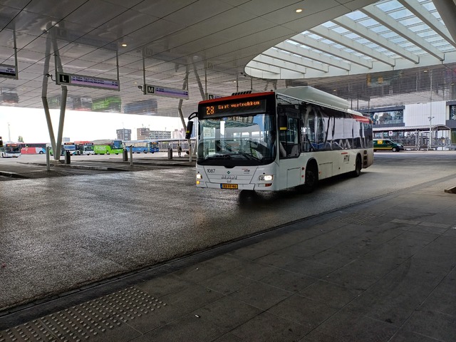 Foto van HTM MAN Lion's City CNG 1087 Standaardbus door treinspotter2323