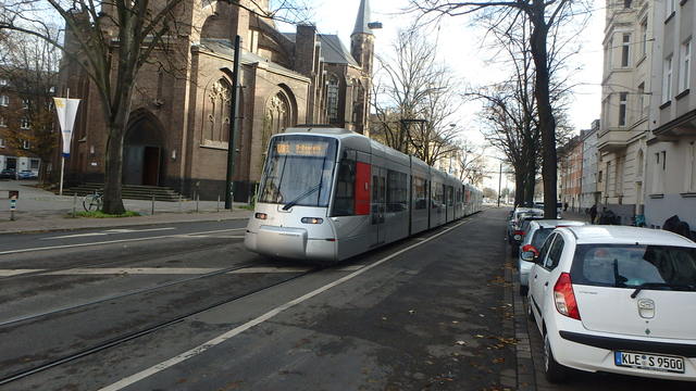 Foto van Rheinbahn NF8U 3349 Tram door Perzik