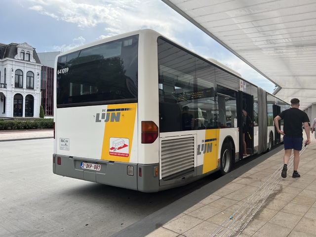 Foto van DeLijn Mercedes-Benz Citaro G 641059 Gelede bus door Stadsbus
