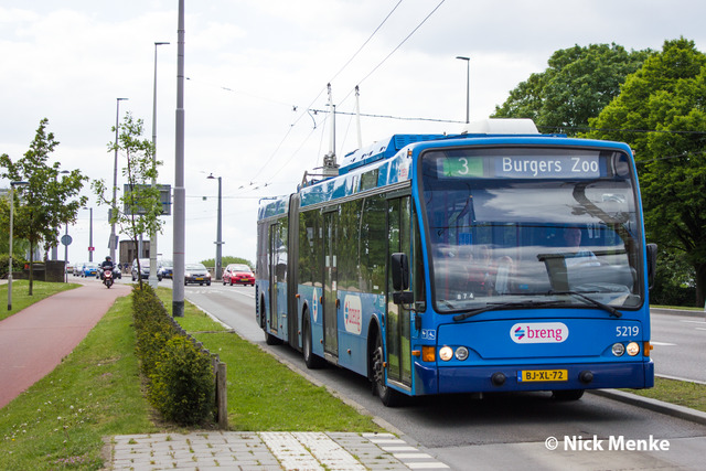 Foto van HER Berkhof Premier AT 18 5219 Gelede bus door Busentrein
