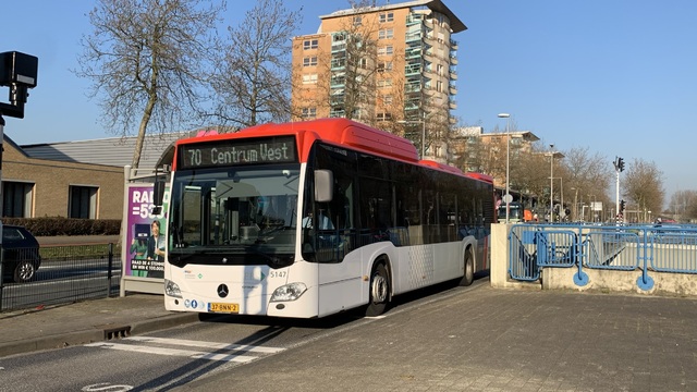 Foto van EBS Mercedes-Benz Citaro NGT Hybrid 5147 Standaardbus door Stadsbus