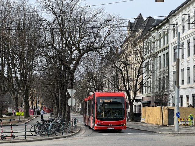 Foto van NobinaNO BYD K11U 3168 Gelede bus door Stadsbus