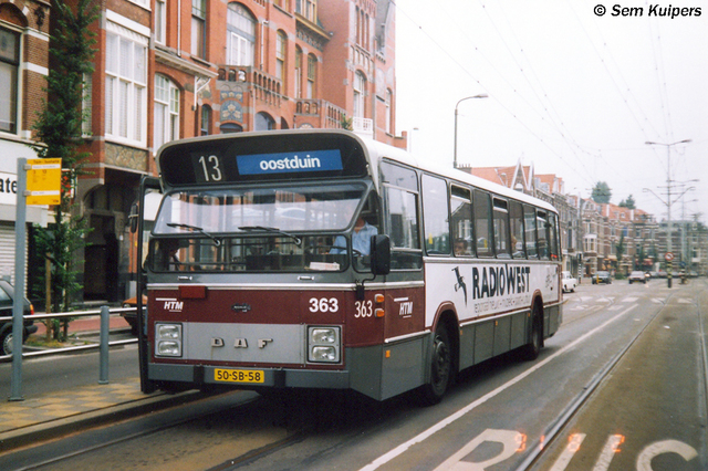 Foto van HTM DAF-Hainje CSA-I 363 Standaardbus door RW2014