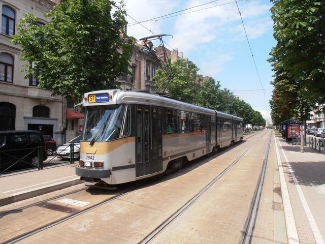 Foto van MIVB Brusselse PCC 7943 Tram door_gemaakt Perzik