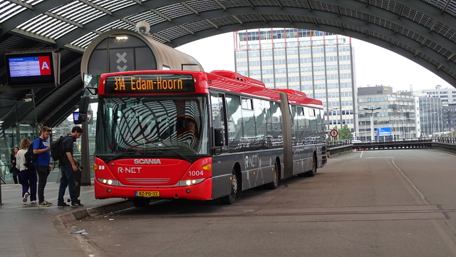 Foto van EBS Scania OmniLink G 1004 Gelede bus door SteefAchterberg