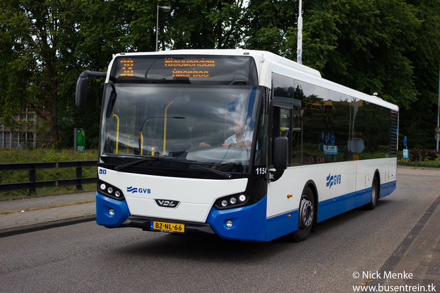 Foto van GVB VDL Citea SLF-120 1154 Standaardbus door Busentrein