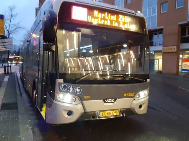 Foto van QBZ VDL Citea SLFA-180 Electric 7056 Gelede bus door Draken-OV
