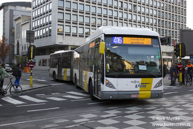 Foto van DeLijn Van Hool AG300 5540 Gelede bus door_gemaakt Busentrein