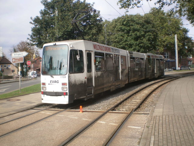 Foto van RBN Stadtbahnwagen M/N 8 1159 Tram door_gemaakt Perzik