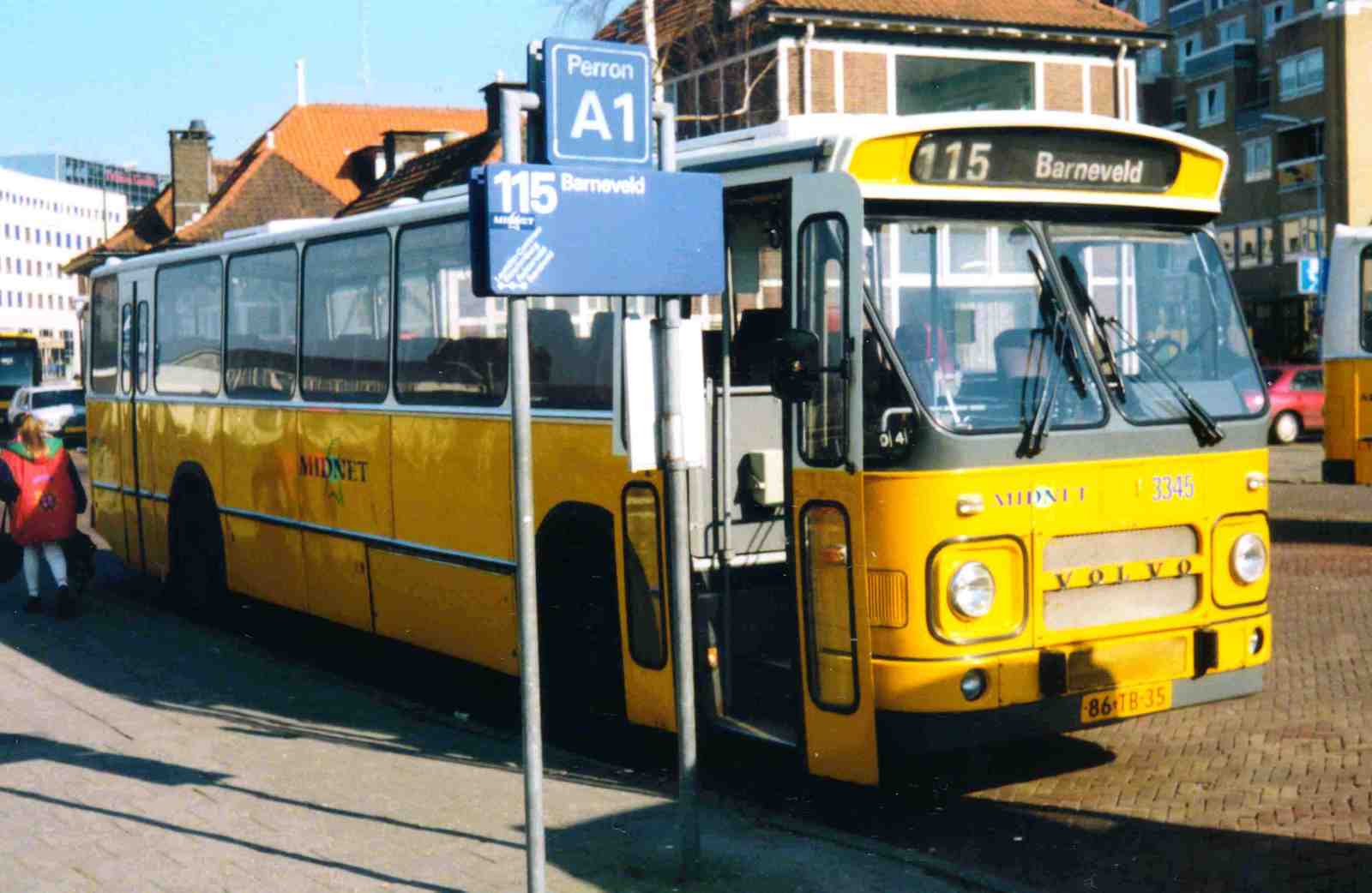Foto van MN Volvo/Hainje Standaardstreekbus 3345