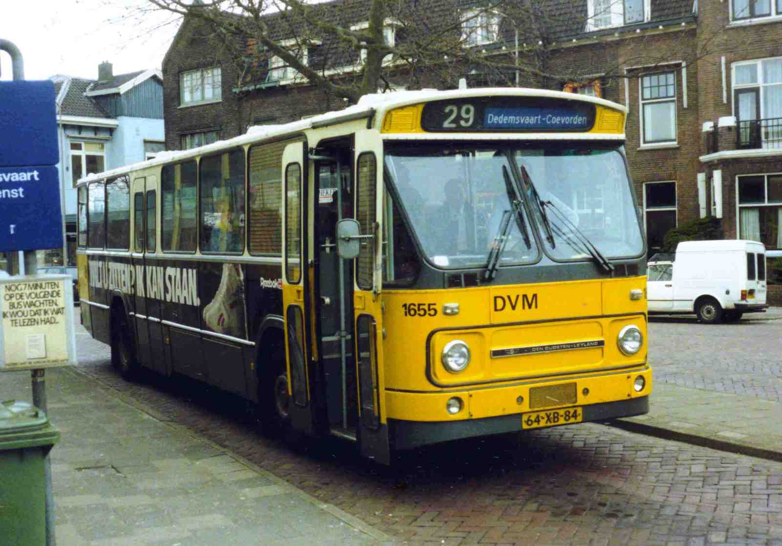 Foto van DVM Leyland-Den Oudsten Standaardstreekbus 1655