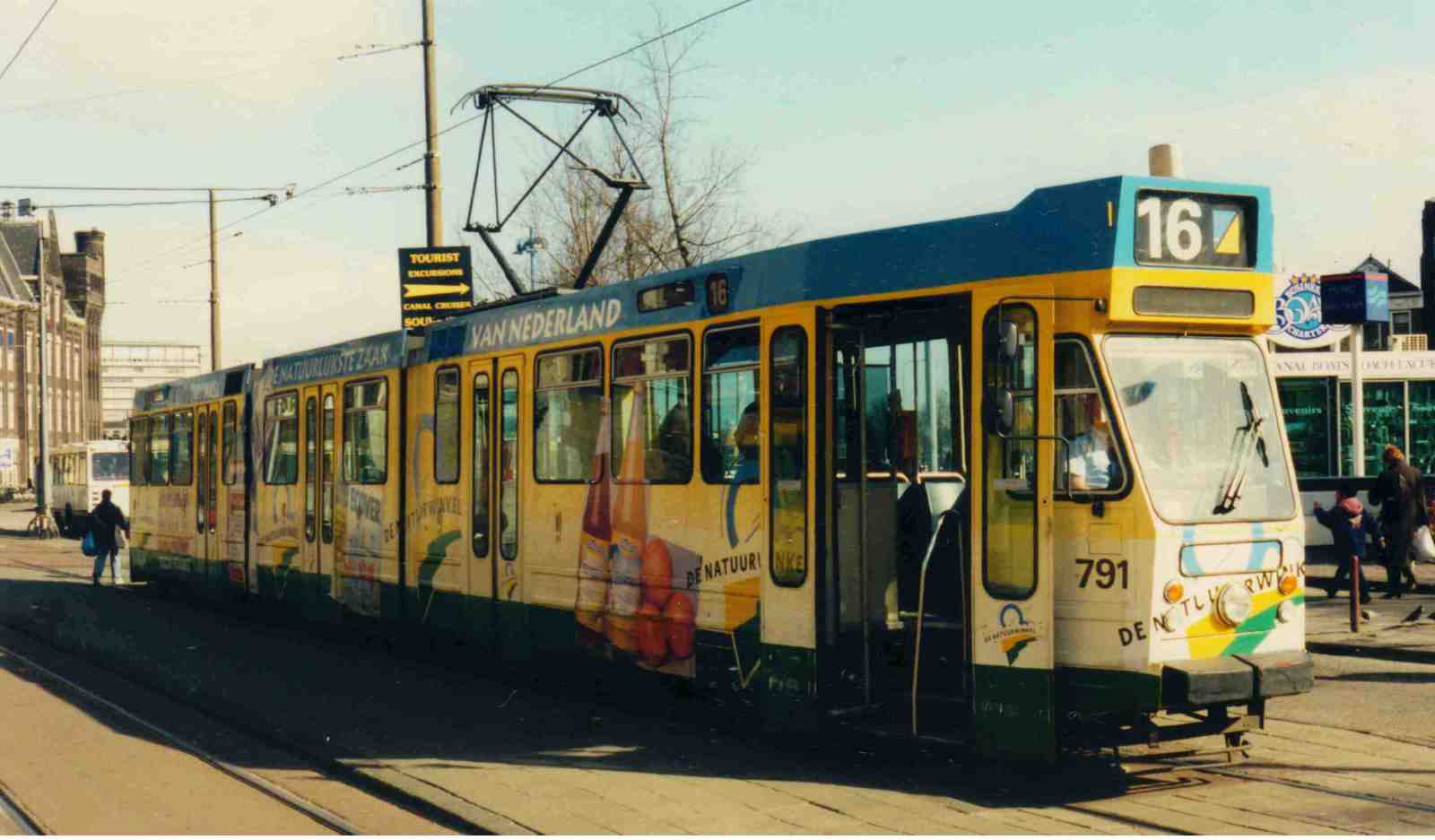 Foto van GVB 9- & 10G-tram 791